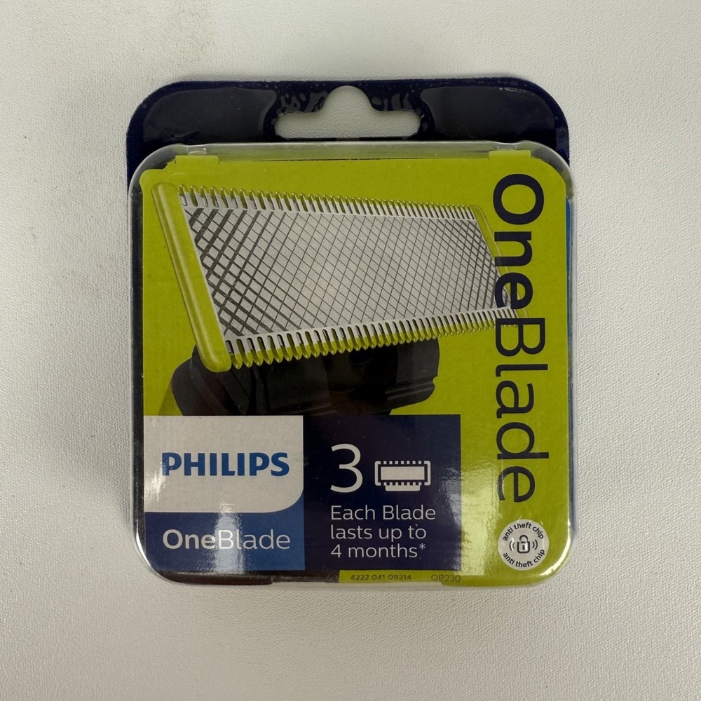 New Cartridges for Philips OneBlade (3 Pack) Blade Replacement QP230/50‎